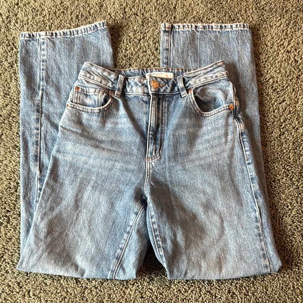 Garage straight leg jeans